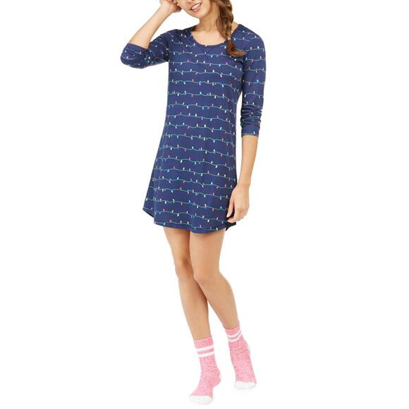 Jenni Womens Printed Sleepshirt And Sock Set Size 2XL - Picture 1 of 4